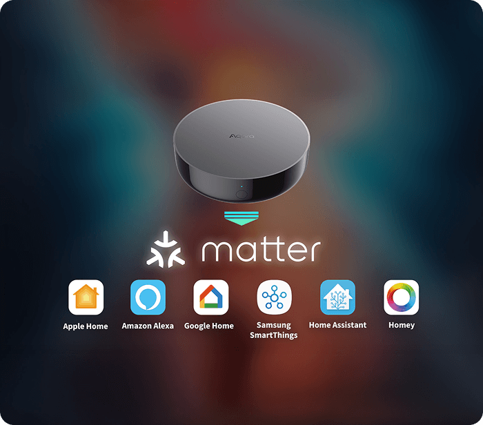 M200 works with Matter, Apple Home, Google Home, Alexa, SmartThings, Home Assistant