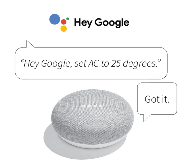 Hey Google, set AC to 25 degrees